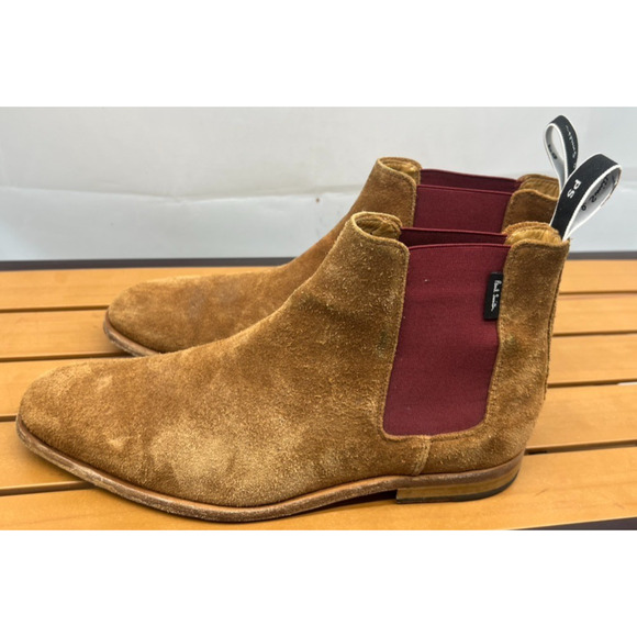 Paul Smith Gerald Light Brown Suede Chelsea Boots Shoes Men\'s UK 7 US 8 EU 41 main image 10
